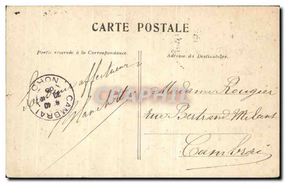 Paris. Velasquez, colunata do Louvre — editor desconhecido, número de série não visível - Verso