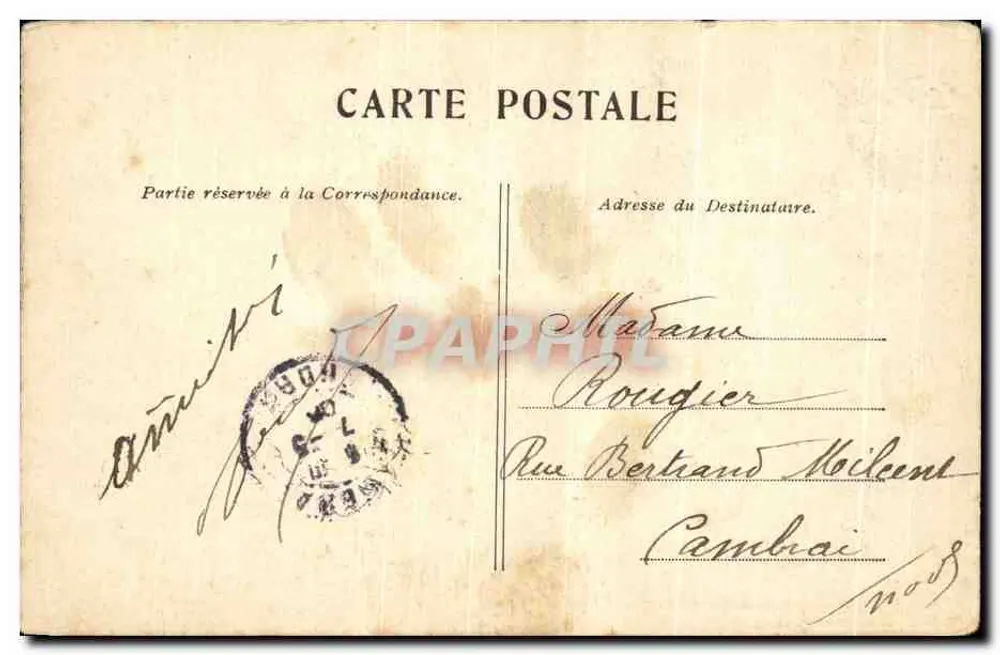 पेरिस — ल'एर्क-डे-ट्रिओम्फ़ डे ल'एटोइल — पेरिस एस. मार्च 1906 - पीछे
