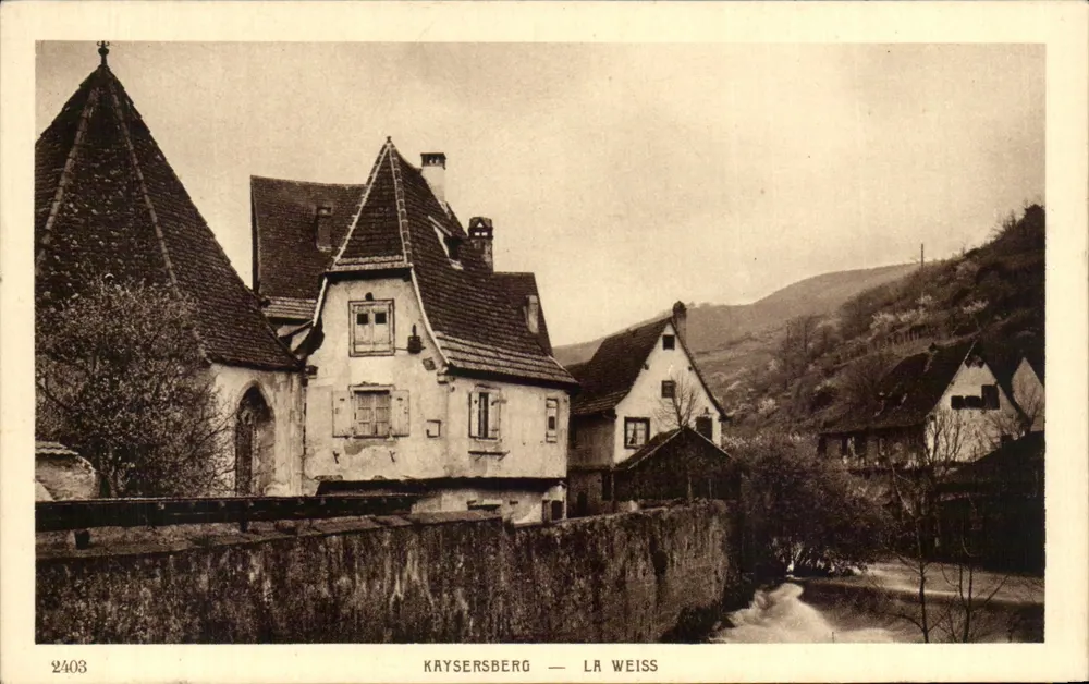 Kaysersberg — La Weiss — editor Braun & Cie, n° 2403 - Frente