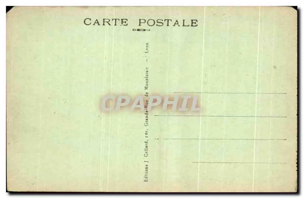 Lyon — au parc — le lac et l'embarcadère — Éditions J. Cillard, Lyon - Verso