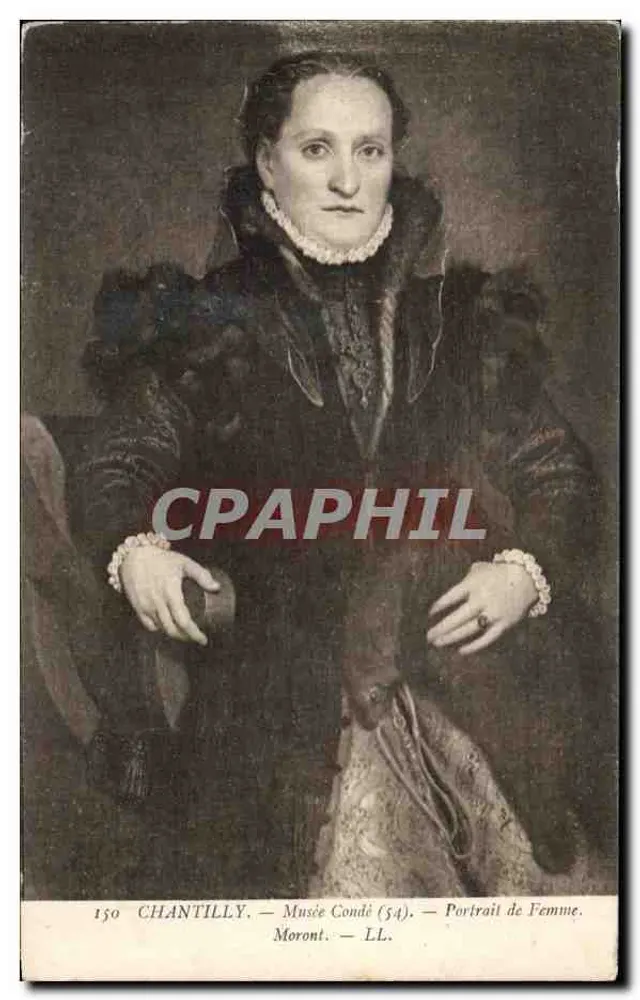 Chantilly — Musée Condé (54) — Portrait einer Frau — Moront — LL. - Vorderseite