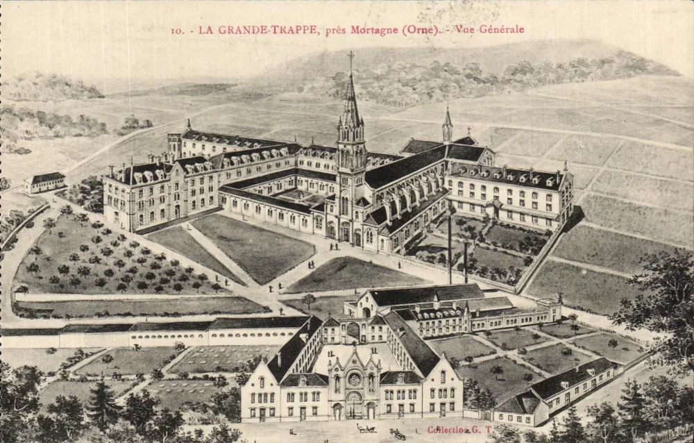 La Grande-Trappe, in der Nähe von Mortagne (Orne) — Allgemeiner Blick — Sammlung G.T. - Vorderseite