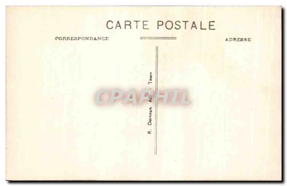 Crozant (Creuse) — Ruinen des Schlosses und die Creuse — R. D. - Rückseite