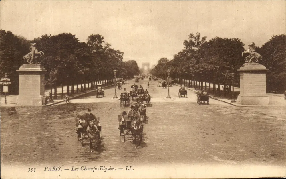 Paris — Les Champs-Élysées — LL. — n° 353 - Frente