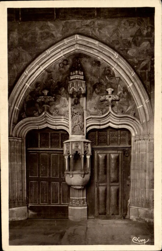 Morlaix (Finistère) — Ansicht des Portal der Kirche Saint-Melaine — Phot. Ambier Maccon - Vorderseite