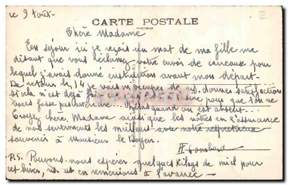 La Bourboule — Vista geral — editor D.O. n° 892 - Verso