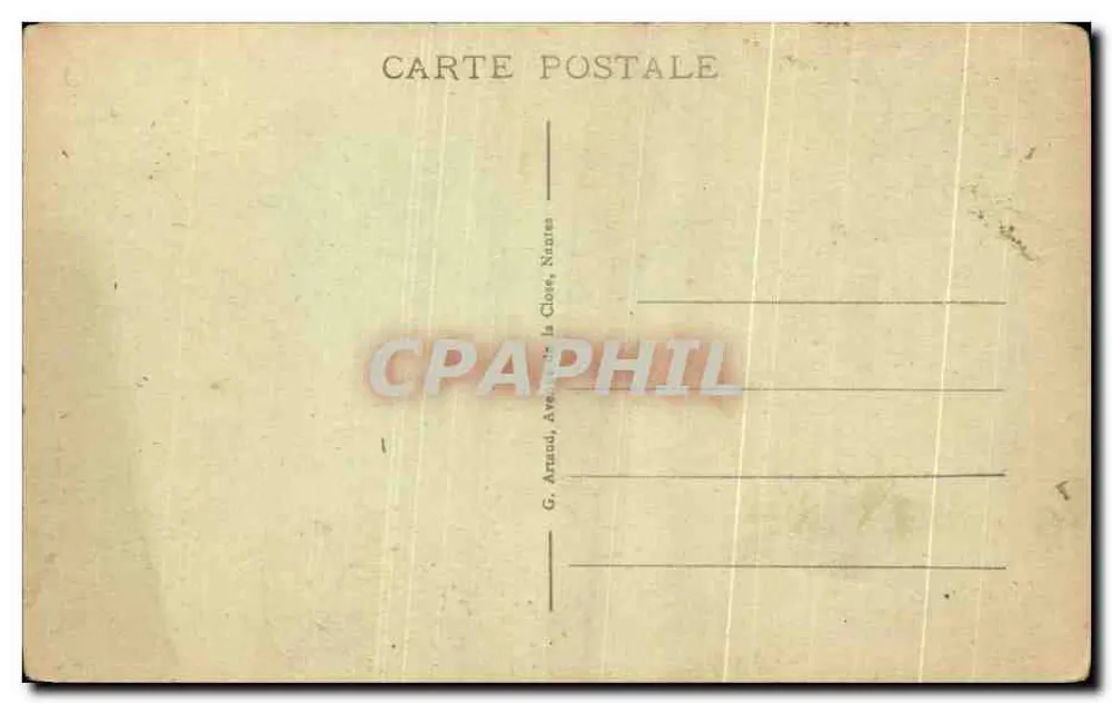 Beauvais — O Palácio de Justiça — G. Arnaud, Nantes - Verso