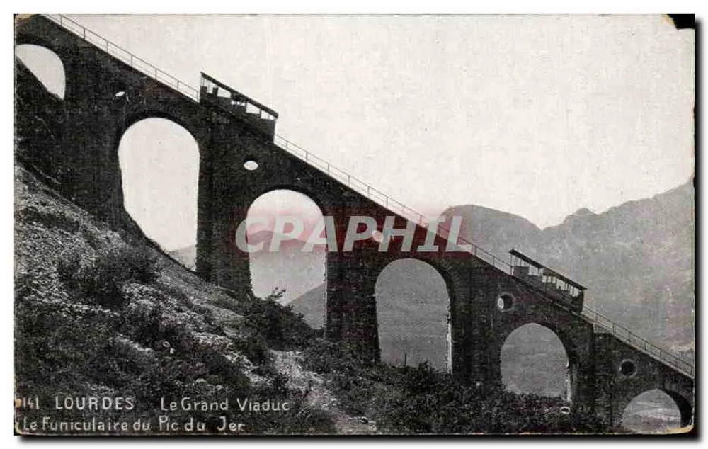 Lourdes — Le Grand Viaduc du Pic du Jer — Verleger nicht sichtbar - Vorderseite