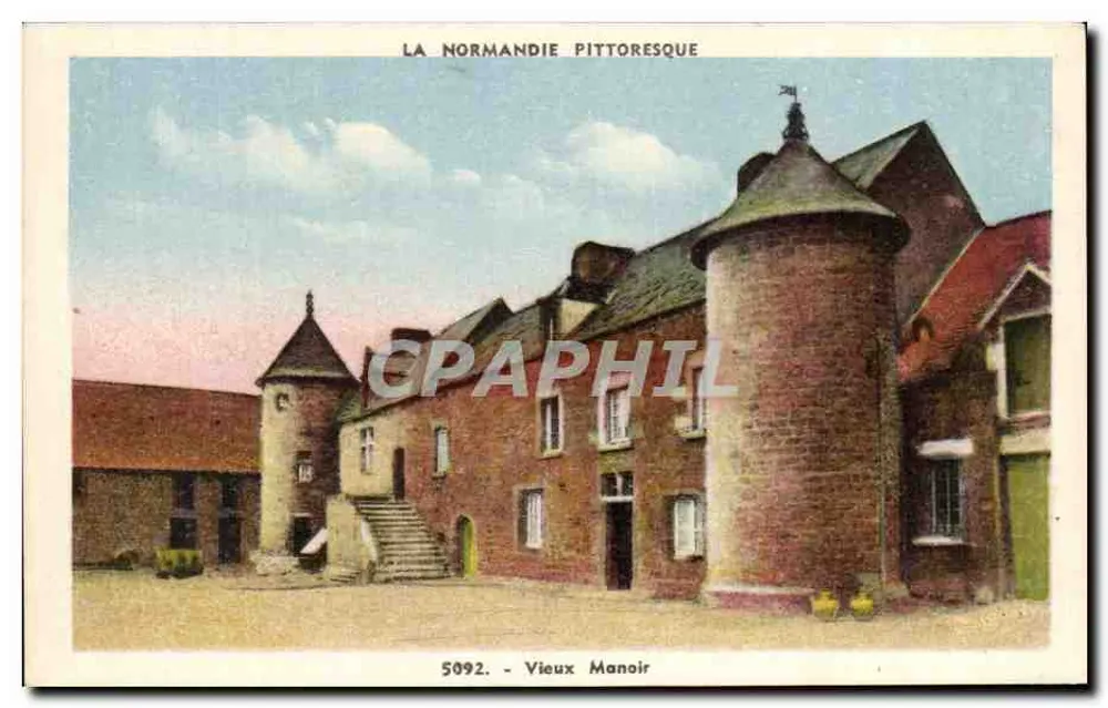 Altes Schloss — Die malerische Normandie — Editions Normandes St-Pierre-Eglise - Vorderseite