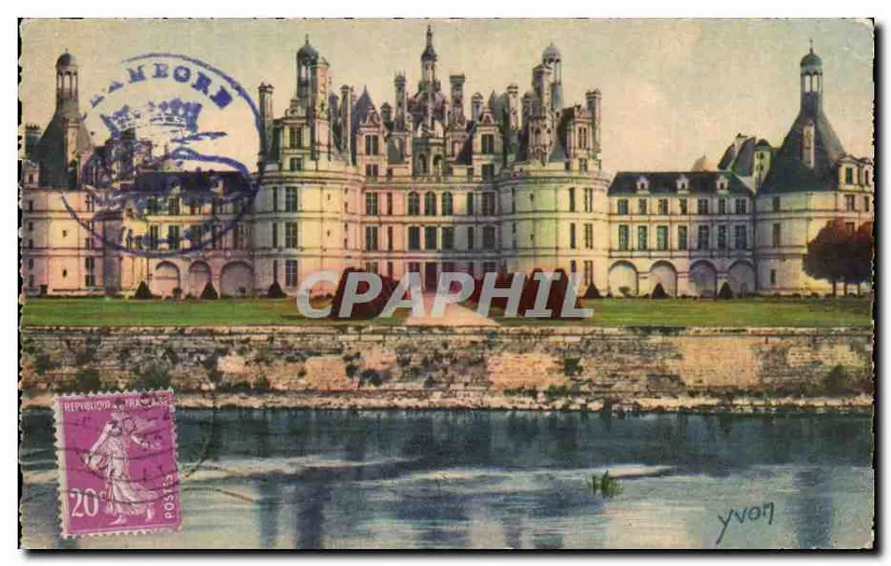 Schloss Chambord — Nordfassade — Les Éditions Dart Vivot, Paris - Vorderseite