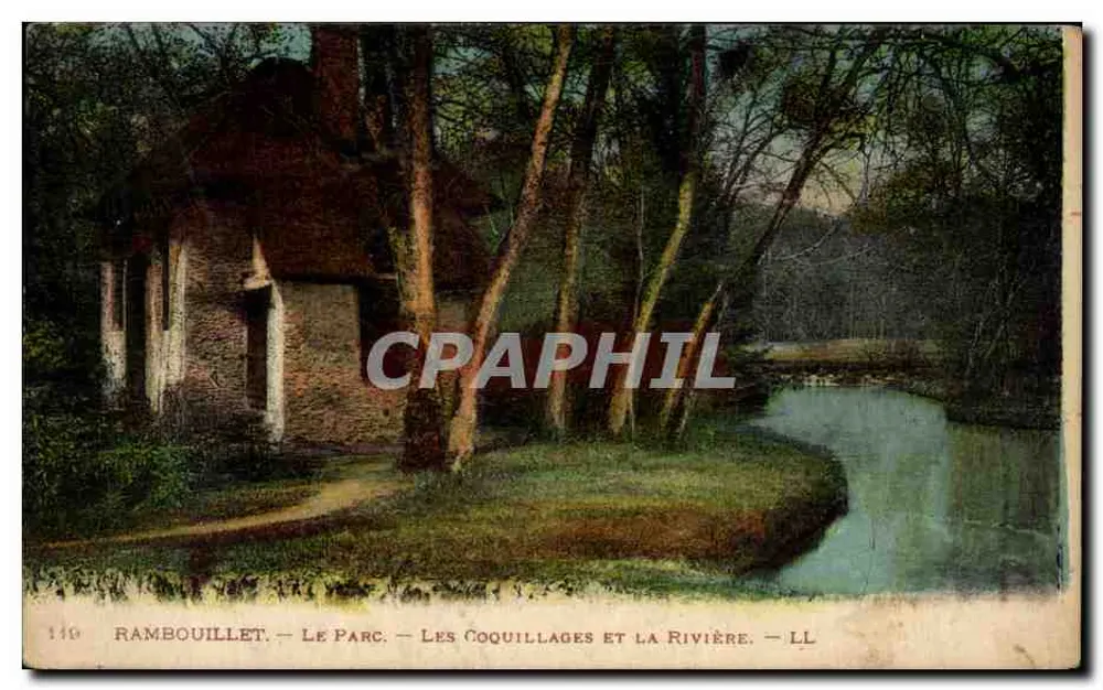 Rambouillet — Der Park — Die Muscheln und der Fluss — LL - Vorderseite