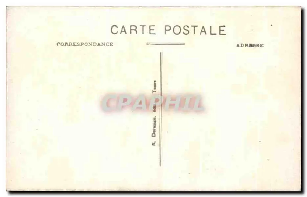 Saumur (M-et-L) — O castelo, minha história, século XV (cour d'honneur) — R. D. - Verso