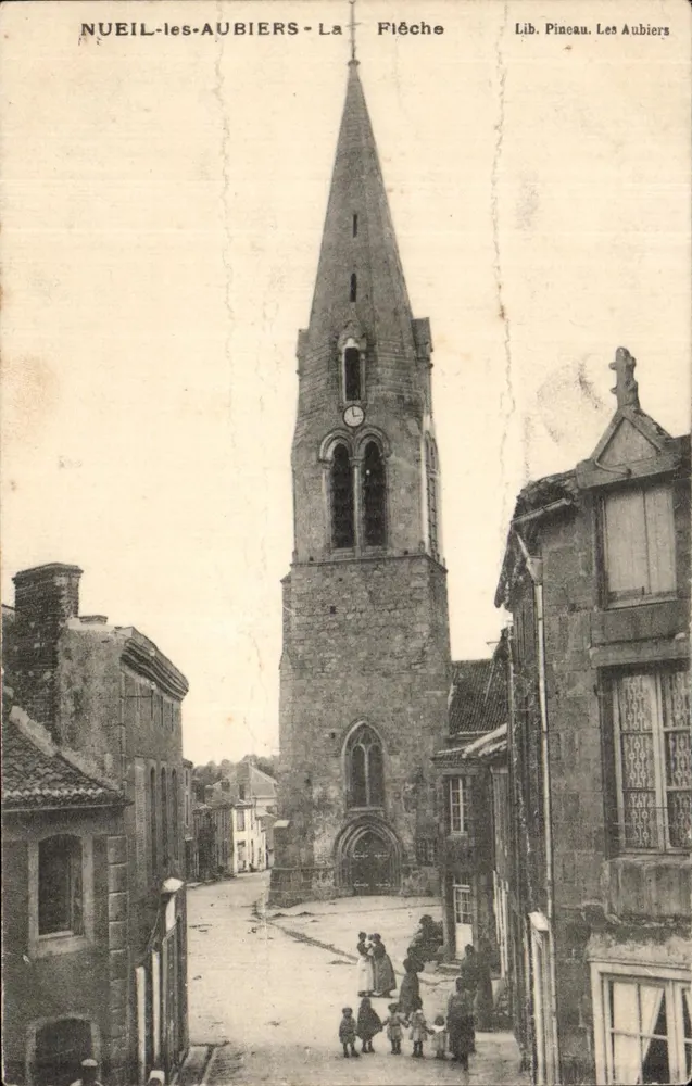 NUEIL-les-AUBIERS - La Flèche — éditeur Lib. Pineau. Les Aubiers - Awers