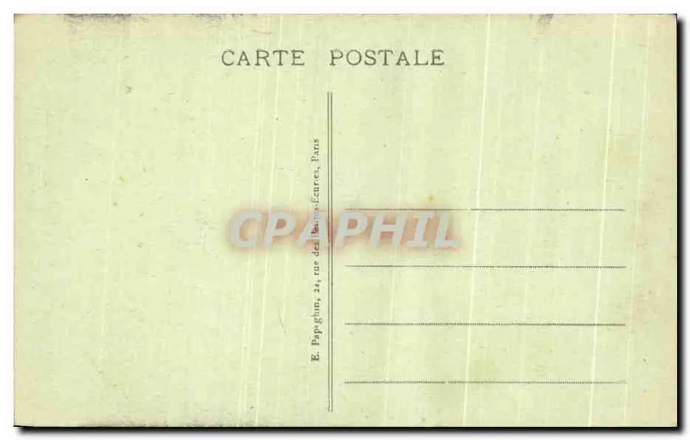 Saumur (M.-et-L.) — O Castelo — Cour intérieure — A.P. — N°10 - Verso