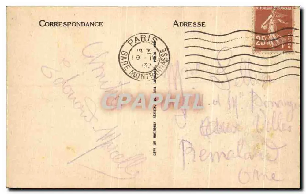 Paris — Notre-Dame e os Quais — LL - Verso