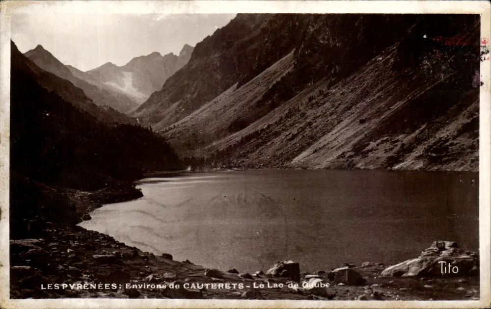 Die Pyrenäen: Umgebung von Cauterets - See von Oube - Tito - Vorderseite