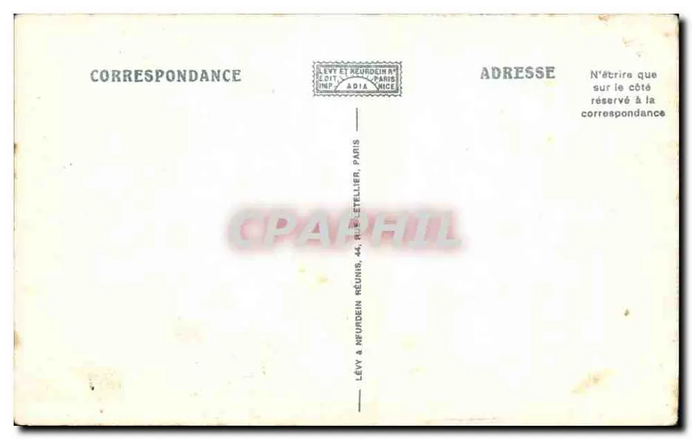 Antibes und die Alpenkette — LL. - Rückseite