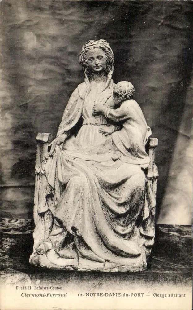 Notre-Dame-du-Port — Gottesmutter, die stillt — Cliché H. Lefèvre-Couten, Clermont-Ferrand - Vorderseite