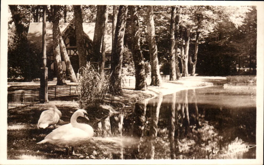 Vittele — Pequena lagoa no parque — Les Éditions Reeder, Nancy - Frente