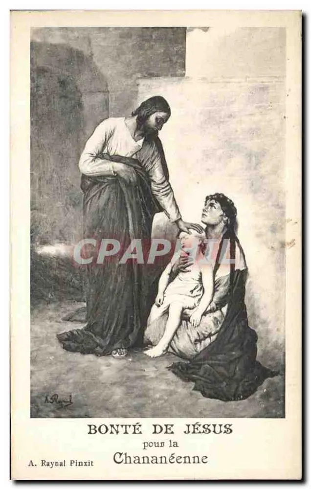 BONTÉ DE JÉSUS para a Cananéia — A. Raynal Pinxit - Frente