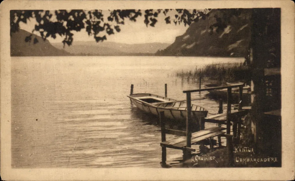 Nantua — L'embarrcadère — A. Sauthier - Frente