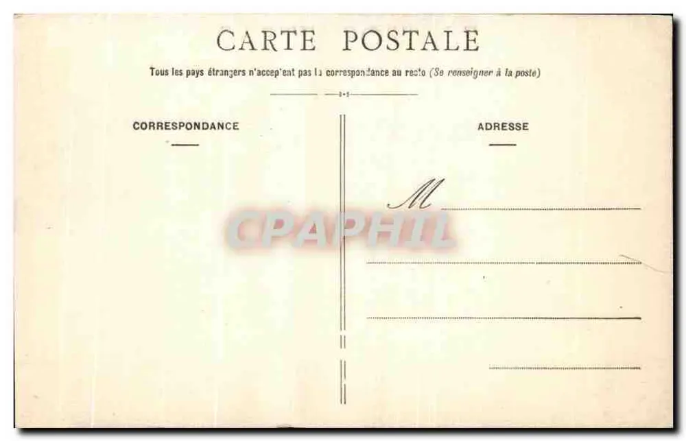 Mézières — A Igreja (lado Sul) — Edição Floquet - Montcey, N° 53 - Verso