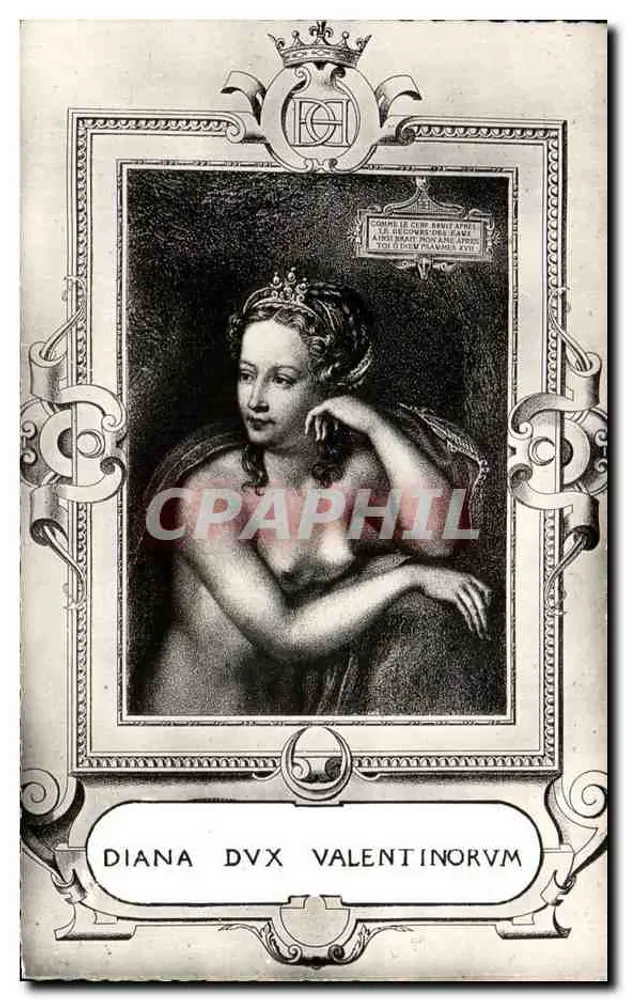 Diane de Poitiers — Favoritin von Heinrich II. — Ed. de Luxe E. Miton (Yonne) - Vorderseite