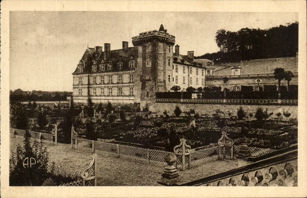 Villandry (Indre-et-Loire) — Schloss und Gärten — E. Papeghin, Paris Tours - Vorderseite