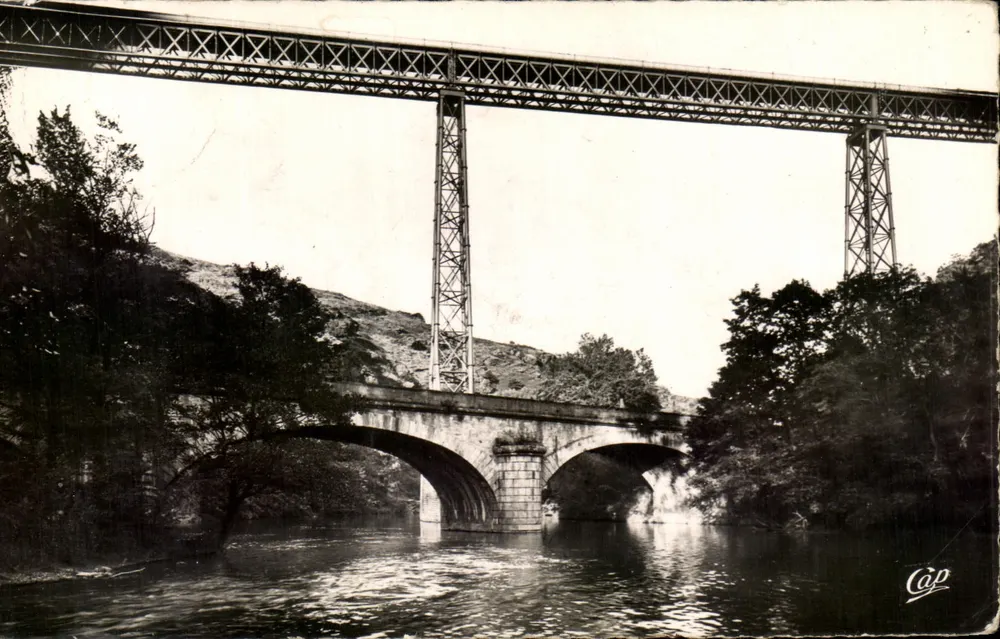 Gannat - Die Steinbrücke und der Viadukt von Rouzat — Cap - Vorderseite