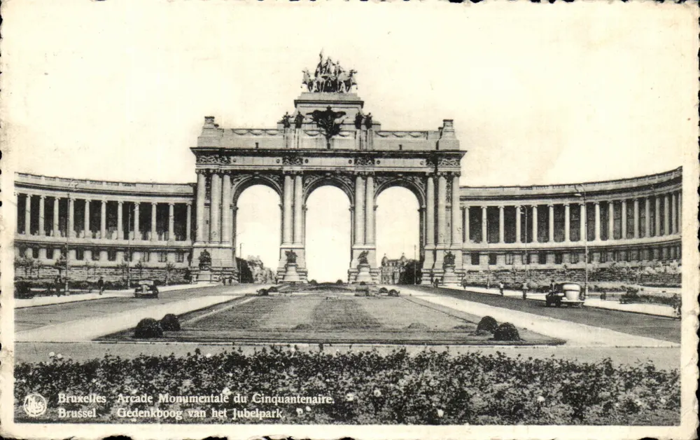 Bruxelas - Arcada Monumental do Cinquentenário — editor Bruxelas, n° 10 - Frente