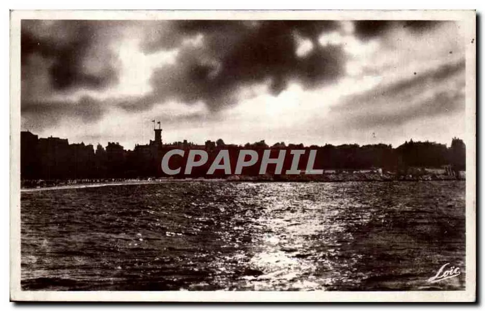 Dinard - Die Strände und die Malouine bei Sonnenuntergang — Laurent & Rennes, Nr. 77 - Vorderseite