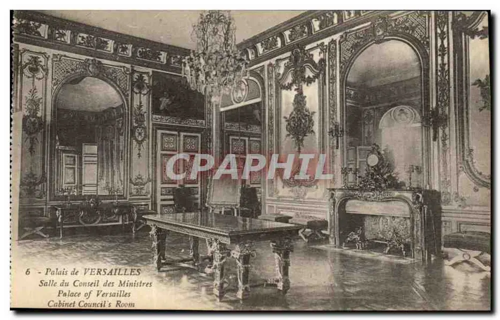Sala Radców — Pałac w Versaju — Mme Moreau Édit, Versaj - Awers