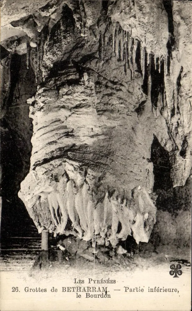 GROTTE BETHARRAM — Unterer Teil, der Bourdon — Die Pyrenäen - Vorderseite