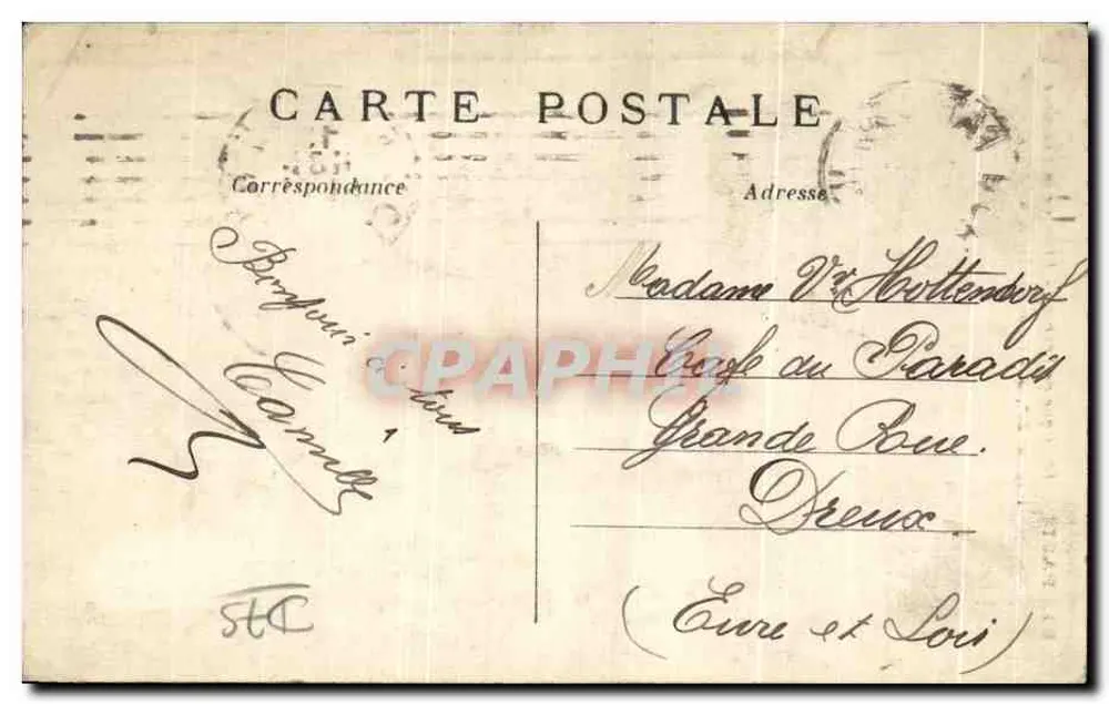 Paris - Obelisk von Louqsor - Place de la Concorde - Verlag: Repueugut, n°89 - Rückseite