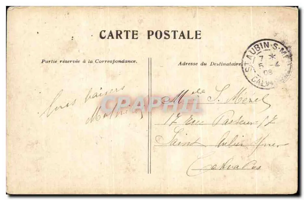 Paris — L'Arc de Triomphe de l'Étoile — éditeur ESPER - Verso