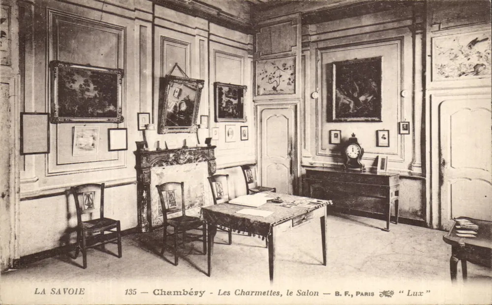 Chambéry - Les Charmettes, o Salão — B.F., Paris « Lux » - Frente