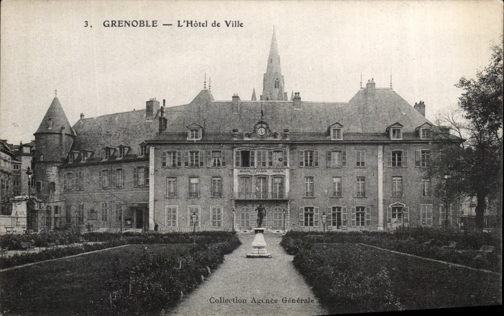 Grenoble — O Hotel de Ville — Coleção Agência Geral - Frente