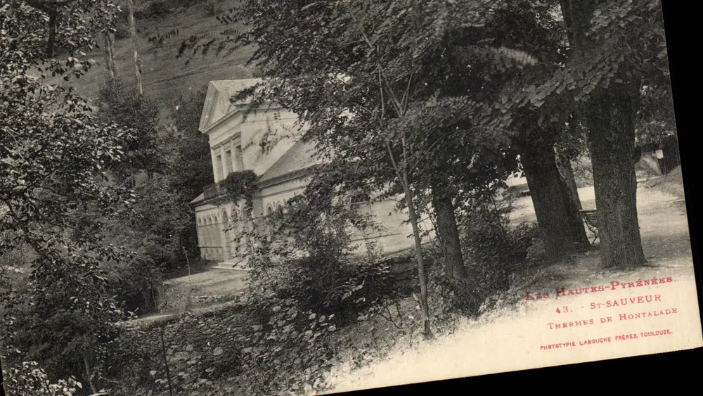 Les Hautes-Pyrénées - St-Sauveur - Termas de Hontalade — Fototipo Labouche Frères, Toulouse - Frente