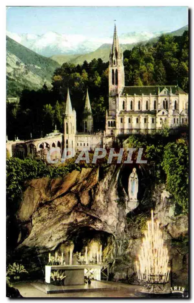 Lourdes — Die Grotte und die Basilika — Ausgabe A. DOUCET & Cie - Vorderseite