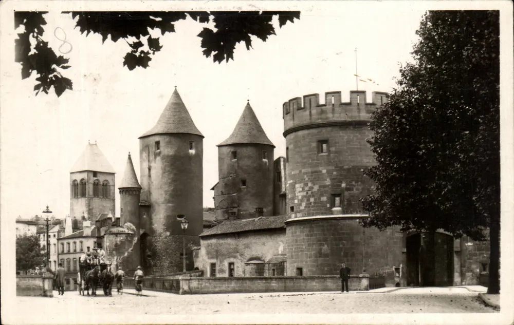 Porta dos Alemães — Metz — Edição La Cigogne, Strasbourg - Frente