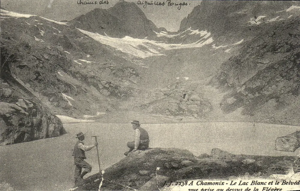Chamonix - See Blanc und der Belvédère über der Flégère — J.J. 2238 - Vorderseite