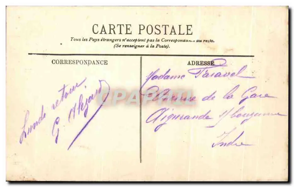 Boulogne-sur-Mer — Grande Mar — LL. — Editor LL, n° 174 - Verso