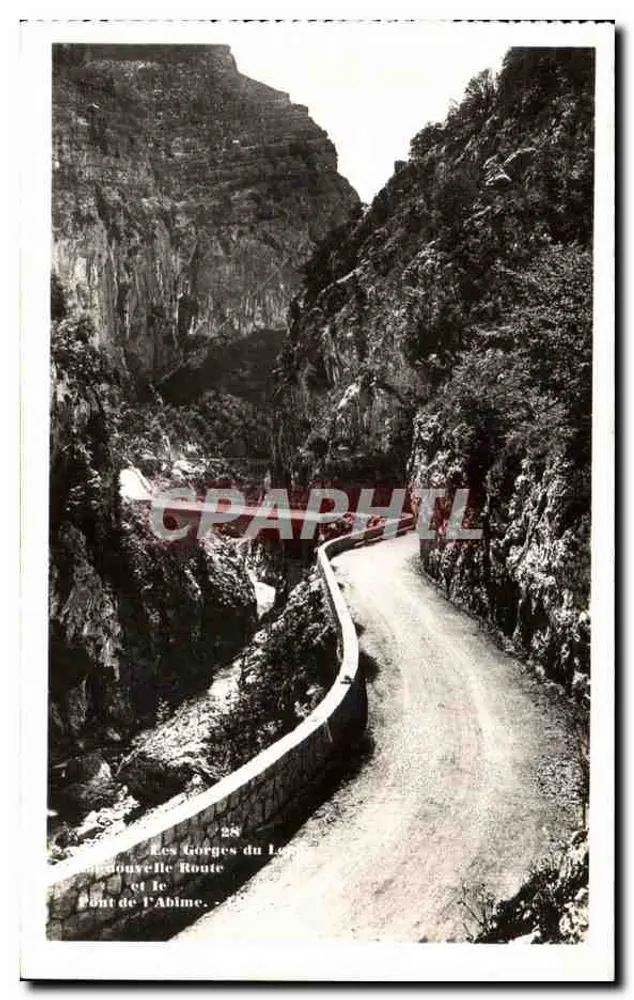 As Gorges do Lobo — A Nova Estrada e o Ponte do Abismo — Levy e Neurdein, Paris - Frente