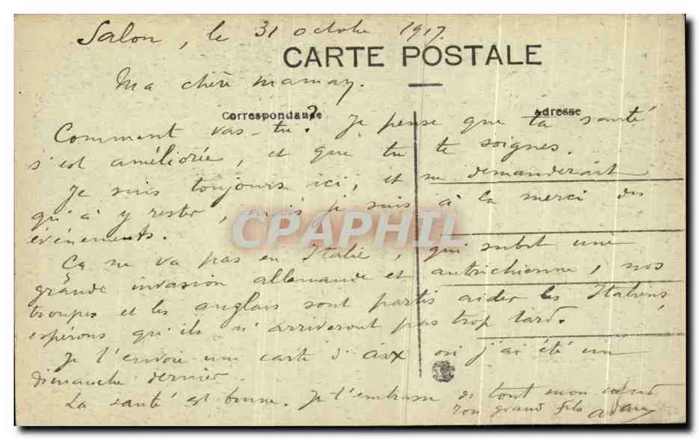 Aix-en-Provence — Kathedrale Saint-Sauveur (15. Jahrhundert) — Col. C. Martineau - Rückseite