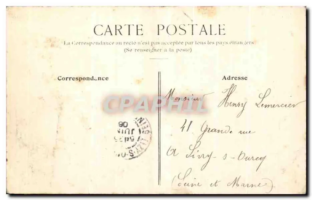 Grenoble — Die Quais und die Kette der Alpen — Verlag G.R.E. - Rückseite