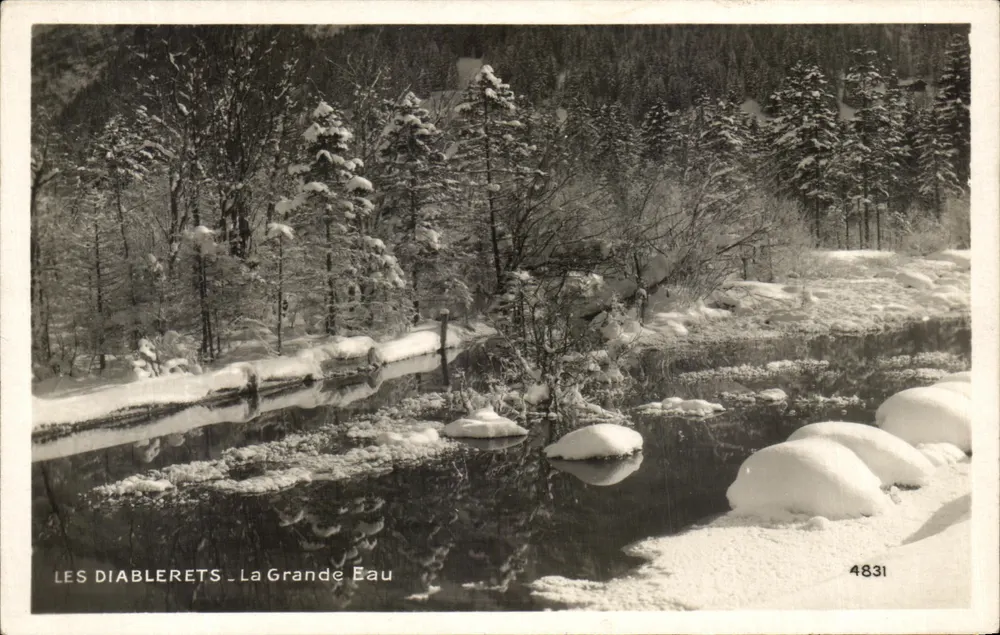 Les Diablerets — La Grande Eau — Édition Art Perrache, n° 4831 - Frente