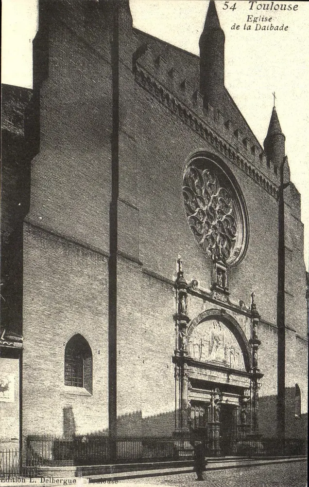 Igreja da Dalbade — Toulouse — Edição L. Delbergue - Frente