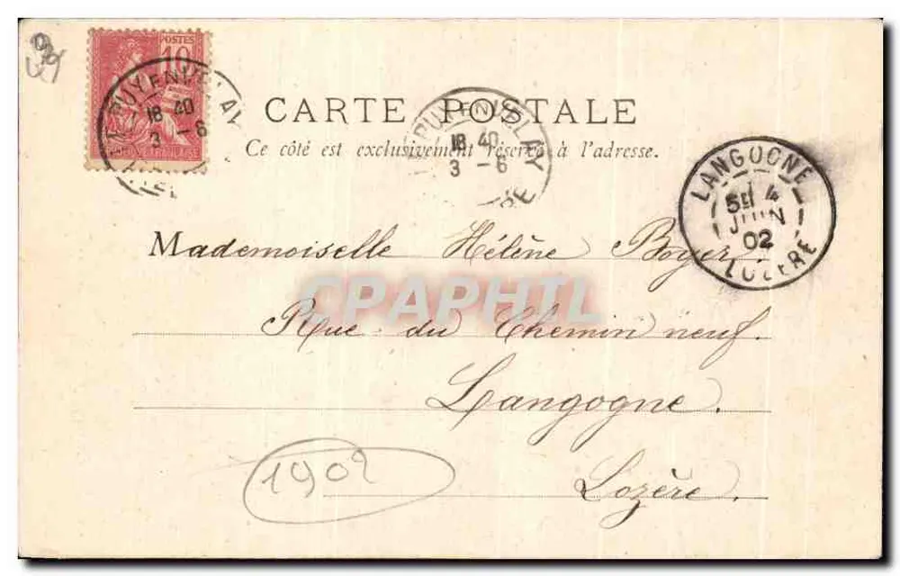 Le Puy en Velay — O Claustro — B.F. Paris - Verso