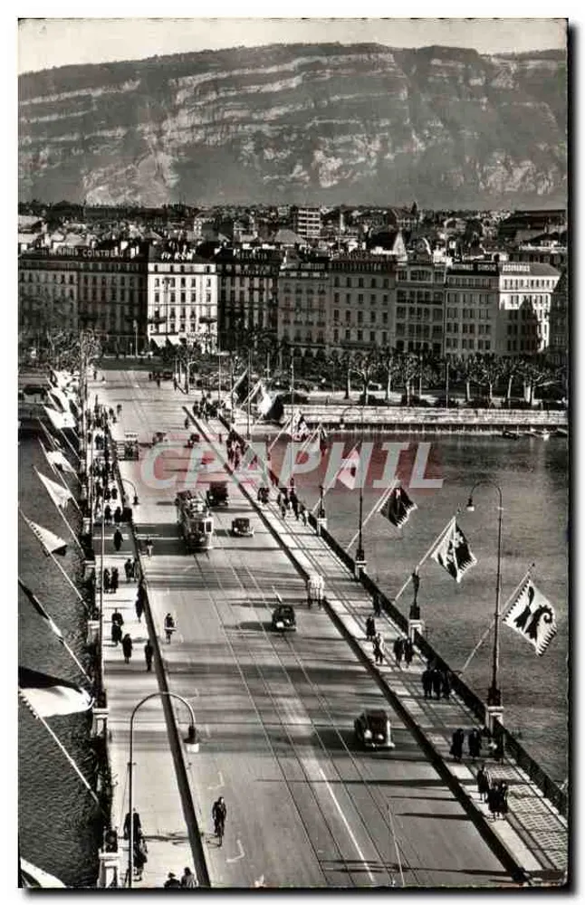 Il Ponte del Mont-Blanc — Ginevra, Svizzera — Edizioni Jaeger - Recto