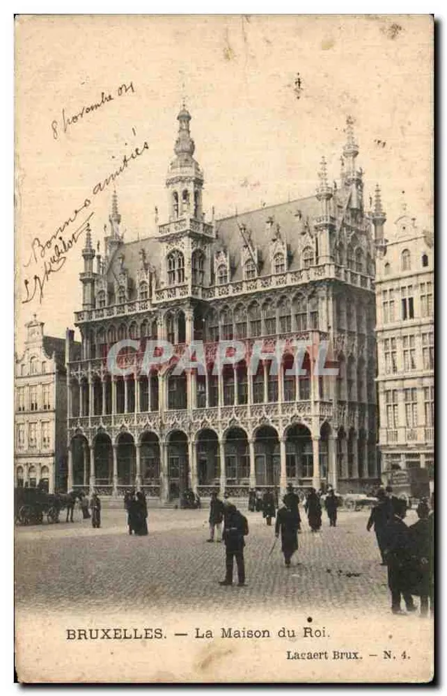 Bruxelas — A Casa do Rei — Lacraert Brux. — N. 4 - Frente